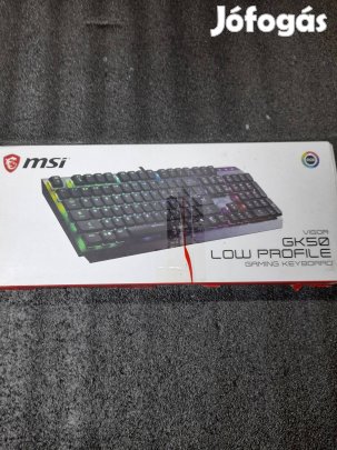Szinte Új MSI Vigor GK50 LOW Profile Billentyűzet