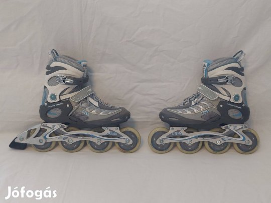 Szinte új! Félár! 39-es Fila Primo Plus aluvázas egysoros görkorcsolya