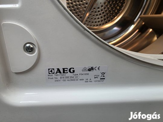 Szinte új állapotú AEG légkivezetéses szárítógép.
