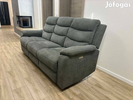 Szinte új háromüléses kanapé