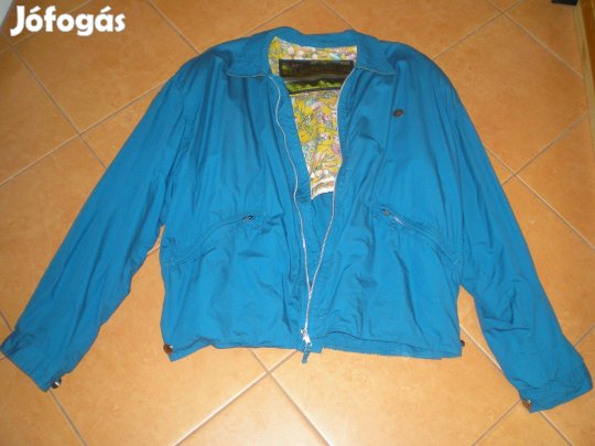 Szinte új kék színű női pamutvászon dzseki kabát XL-es XL