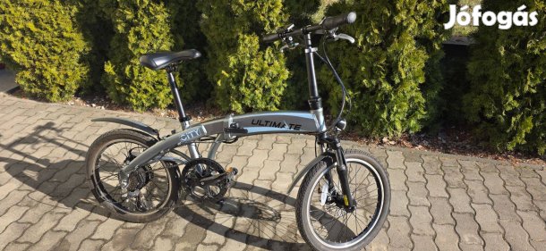 Szinte új ultimate city elektromos összecsukható kerékpár 29-km-rel!!ó