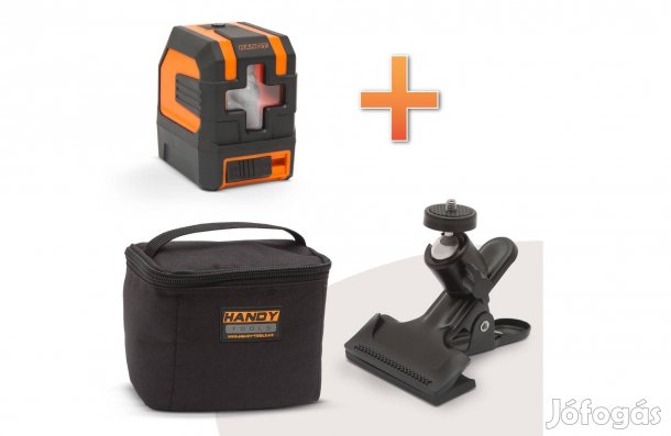 Szintező lézer Piros / keresztlézer és vonallézer Hordozótáska Rögzítő