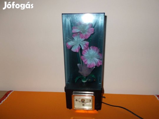 Színváltós lámpa órával eladó