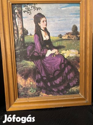 Szinyei Merse Pál " lila ruhás nő " 1874-es