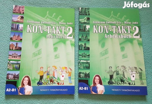 Szitnyainé Gottlieb Éva: Kon-takt 2. Lehrbuch (könyv + munkafüzet)