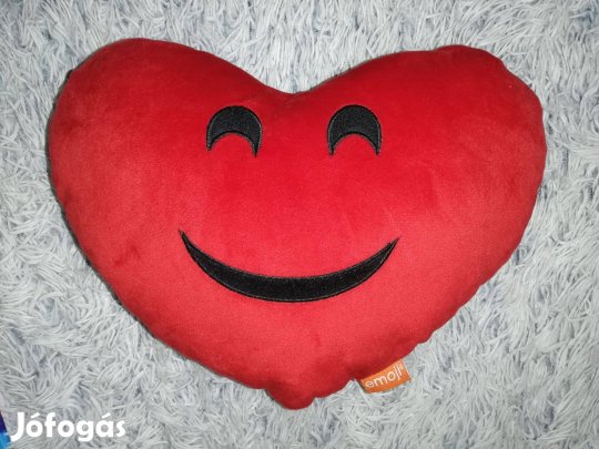 Szív alakú plüss emoji