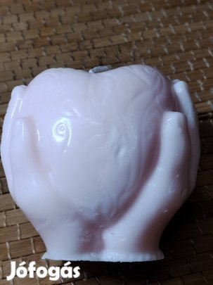 Szív kézműves gyertya