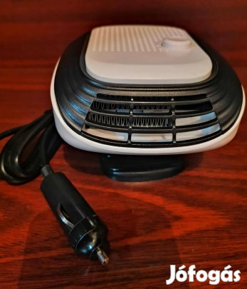 Szivargyújtós autós melegítő és ventilátor téli-nyári használatra