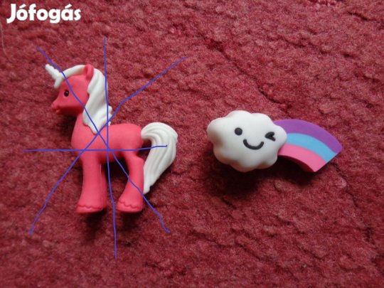 Szivárvány radír felhővel , új, 400ft