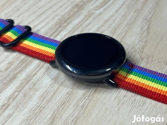 Szivárvány színű kétrészes Nato óraszíj 20mm