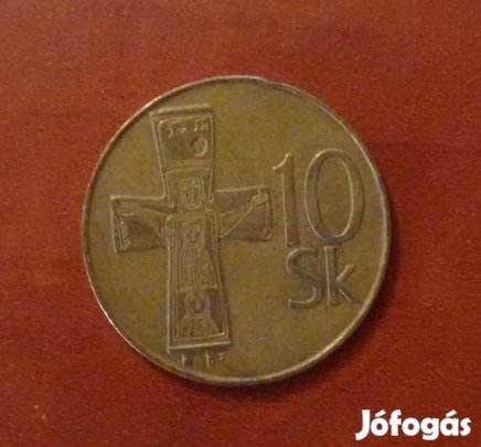 Szlovák 10 korona érme 1994