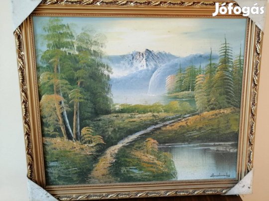 Szmolenszky: Tájkép festmény eladó