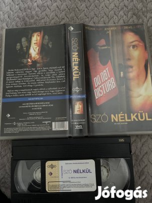 Szó nélkül vhs kistok akció