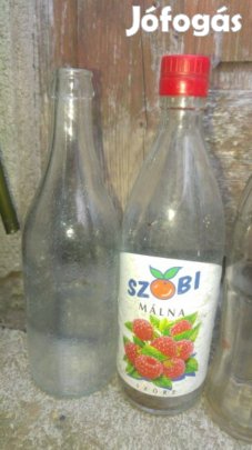 Szobi szörpös üveg