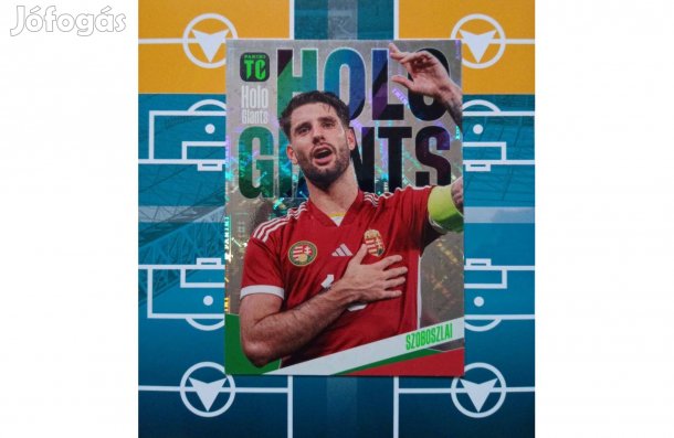 Szoboszlai Dominik Holo Giant Panini Top Class 2024 focis kártya