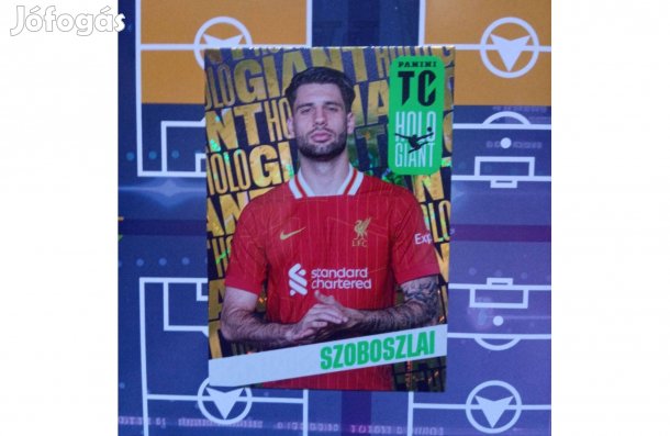 Szoboszlai Dominik Holo Giant Top Class 2025 focis kártya