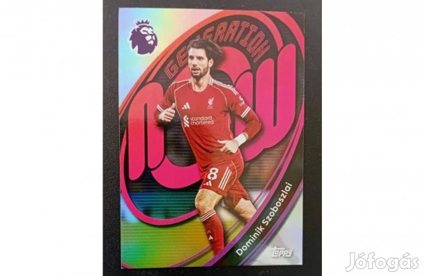 Szoboszlai Dominik Liverpool Generation Now focis kártya PL 2026
