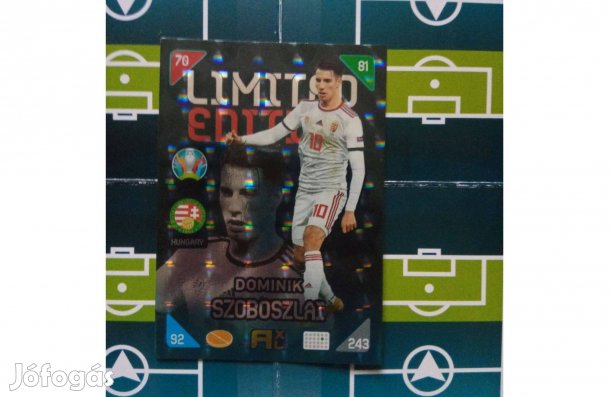 Szoboszlai Dominik Magyarország Panini UEFA Euro 2020 Limited kártya