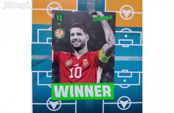 Szoboszlai Dominik Winner Panini Top Class 2024 focis kártya