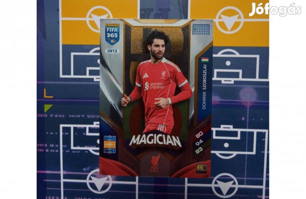 Szoboszlai Dominik (Liverpool) Panini Fifa 365 2026 Magician kártya