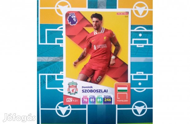 Szoboszlai Dominik (Liverpool) Premier League 2025 focis kártya