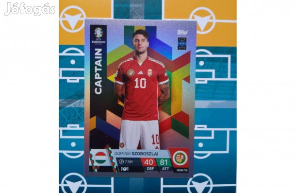 Szoboszlai Dominik (Magyarország) Topps Match Attax Euro 2024 kártya
