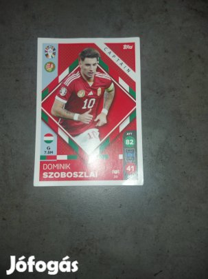 Szoboszlai Domink Euro 24 focis kártya