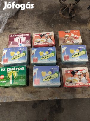 Szodás és habpatronok. 