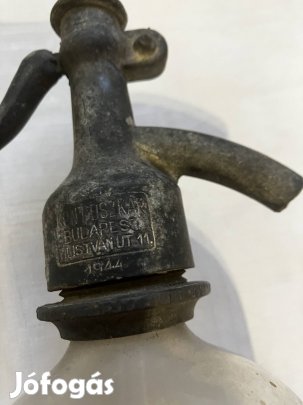 Szódásüveg régi 2 db