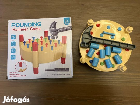 Szög verő fejlesztő játék