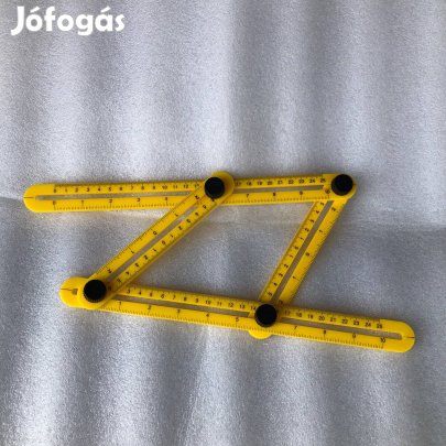 Szögmérő Műanyag szögmásoló szögsablon állítható sablon vonalzó