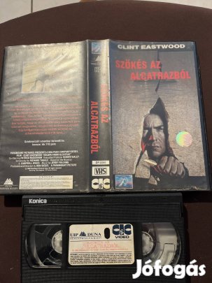 Szökés az Alkatrazból vhs kistok kaland. 