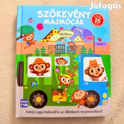 Szökevény majmócák interaktív képeskönyv