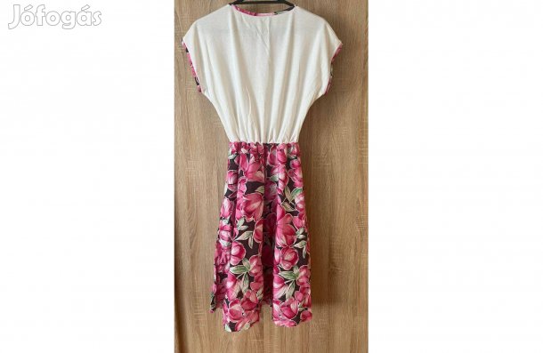 Szoknya - nyári ruha, női virágos, pink