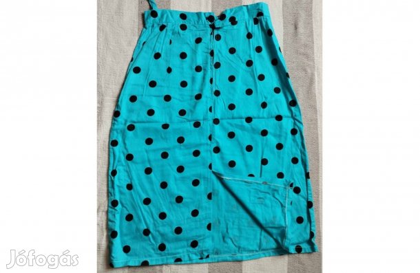 Szoknya pöttyös kék S-M