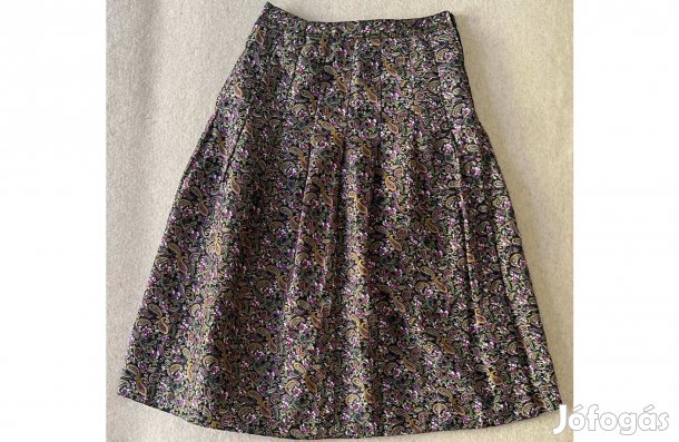 Szoknya virágos, színes, mintás, S-M