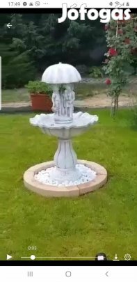 Szökőkút esernyős új