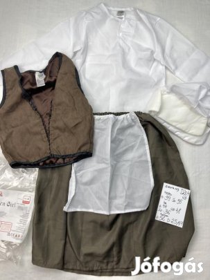 Szolgáló jelmez, házvezető nő jelmez, konyha lány jelmez D204