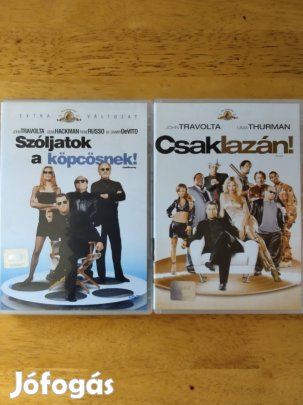 Szóljatok a köpcösnek + Csak lazán újszerű dvd John Travolta