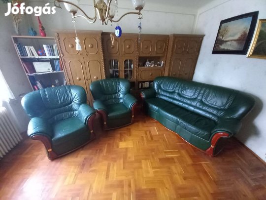 Szolnok bőr garnitúra