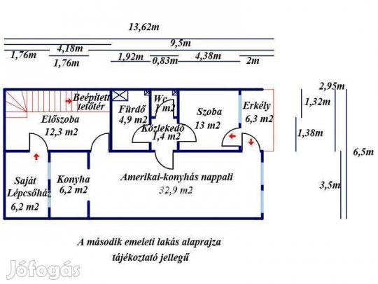 Szolnoki eladó 135 nm-es lakás
