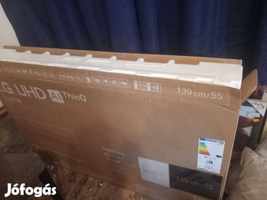 Szolnokon Eladó LG TV SMART 55COL 4K Dobozában!