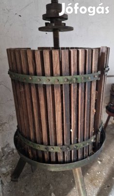 Szőlőprés, hagyomámyos