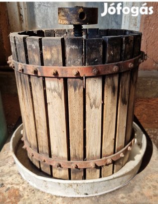 Szőlőprés, hagyományos