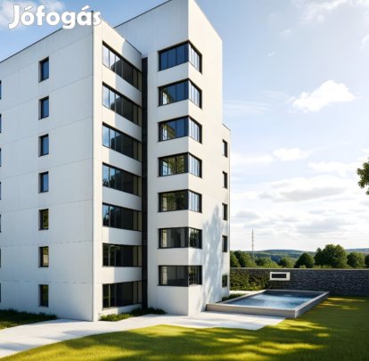 Szombathely az ISIS házban exkluzív 25 m2-s Iseum panorámás, lift