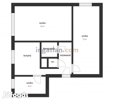 Szombathelyen, a Derkovitson 2+félszobás lakás kiadó