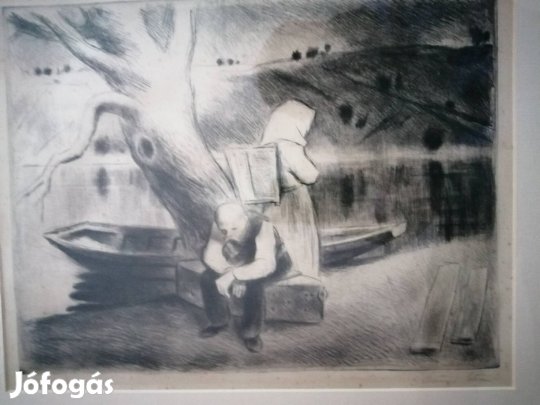 Szőnyi Istvan rézkarc 