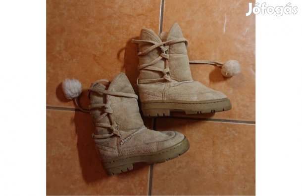 Szőrme bélelt csizma 23-as - UK6-os méret