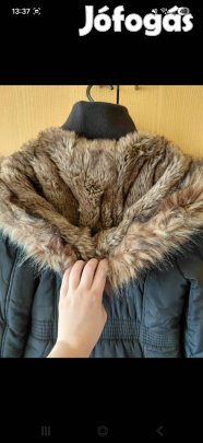 Szőrmés téli kabát